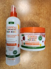 Cantu for Kids Conditioning Detangler Spray & Leave-In Conditioner Set - E7B