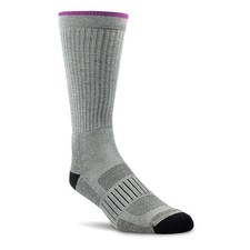 Ariat L5305 Unisex Grey 2-Pack AriatTEK High Performance Crew Socks Size L