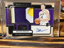 2024-25 Panini One and One Precision Jersey Autographs Dalton Knecht /99 ROOKIE