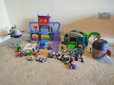 PJ Masks Headquarters Playset, Action Figures, Vehicles Big Toy Bundle Kids Play