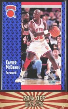 1991-92 Fleer #328 Xavier McDaniel New York Knicks