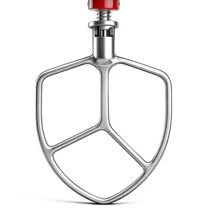 Stainless Steel Flat Beater for KitchenAid 5plus - 6 Qt Bowl-Lift Stand Mixer...