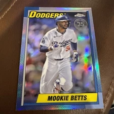 MOOKIE BETTS 2025 Topps Chrome 1990 TOPPS REFRACTOR # 90CB-8  LA DODGERS 