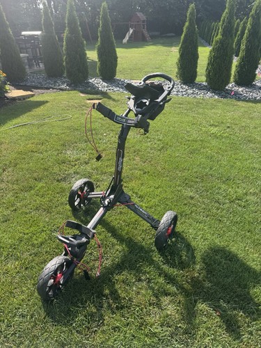 Bag Boy BB72010 Nitron Golf Push Cart - Black/Red - Picture 3 of 3