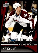 2009-10 Upper Deck Young Guns T.J. Galiardi Rookie Colorado Avalanche #241