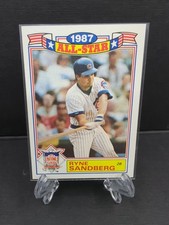 1988 Topps Ryne Sandberg 1987 All-Star Card # 14 of 22