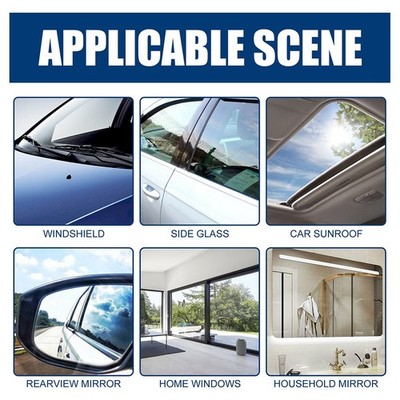 Auto Detailing Glass Polish Paste with Sponge for Easy Application 50ML