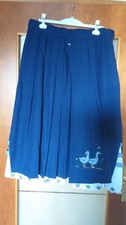 Trachten Rock blau von Petressa Gr. 42/44