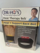 DR-HO's Heat Therapy Back Belt Black  - Heat & Support Back Belt