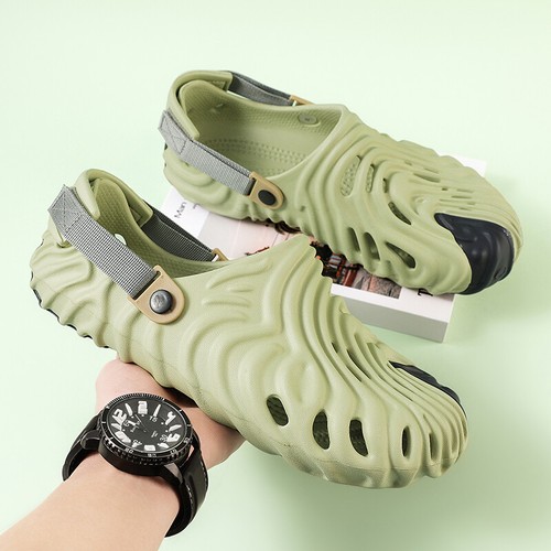 Summer men's sandals breathable hole shoes couple casual beach shoes - Picture 10 of 16