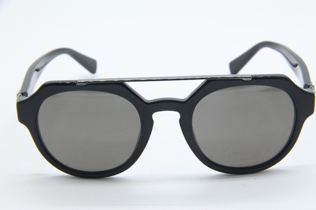 NEW DOLCE & GABBANA DG 4313 501/R5 BLACK SILVER AUTHENTIC