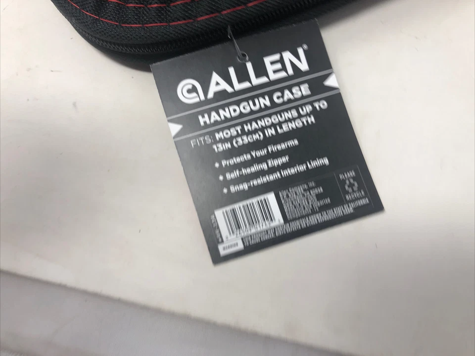 ALLEN 13" HANDGUN SOFT CASE BLACK 44-13A - NEW WITH TAGS - Image 3 of 3