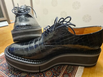 chaussures ROBERT CLERGERIE effet craquelé semelle 