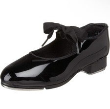 Capezio Women's N625 Jr. Tyette Tap Shoe, Black,13.5