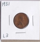 1931 Lincoln Cent L2
