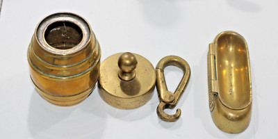 Restposten Vintage Messing Artikel inkl. Gewicht, Haken & einige andere unbekannte Artikel