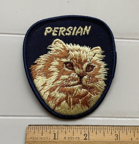 Vintage Perserkatzenrasse Souvenir bestickt Patch Abzeichen - Bild 1 von 3