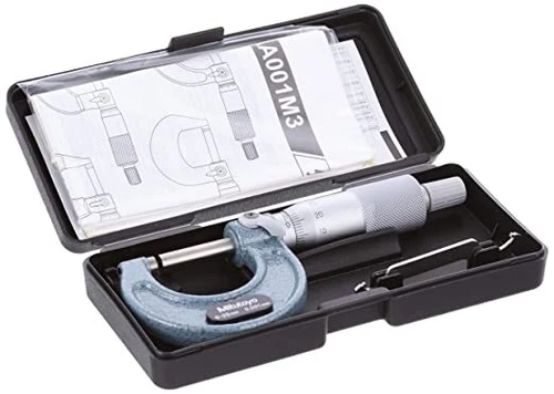 Mitutoyo 103-129 Outside Micrometer 0-25mm + Free Shipping