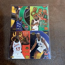 SHAQUILLE O’NEAL 1996 SKYBOX USA QUADS #Q7 SP TEAM USA MAGIC HOFer