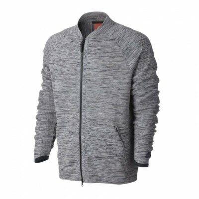 Nike Tech Knit Carbon Heather Strick Training Jacket Jacke Grau 832178 060 M