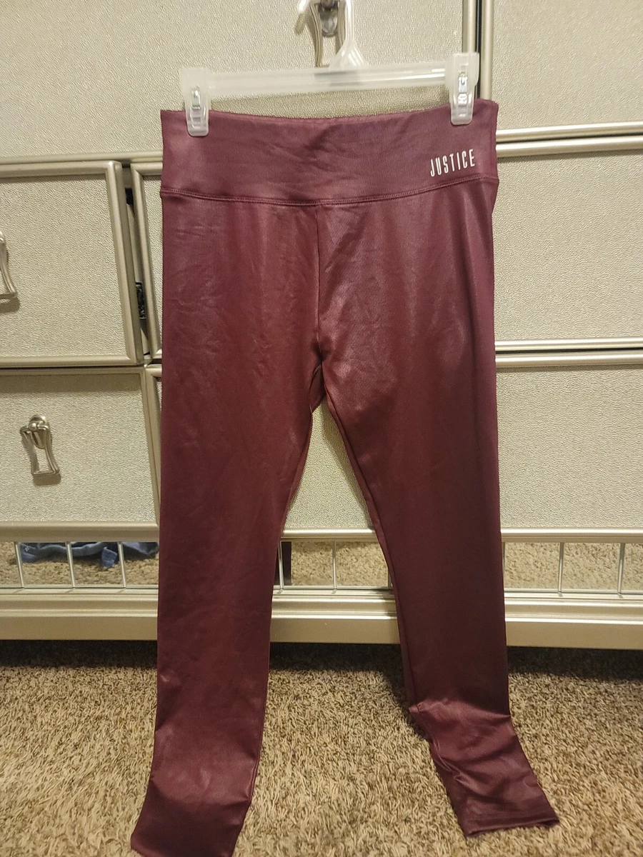 Burgundy store active leggings