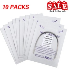 100PCS Dental Orthodontic Super Elastic Niti Round Arch Wire Nature Form MD