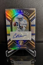 AUTO #'ed/49 💥 CURT WARNER SSP 2024 Panini Gold Standard Golden Oldies Holofoil