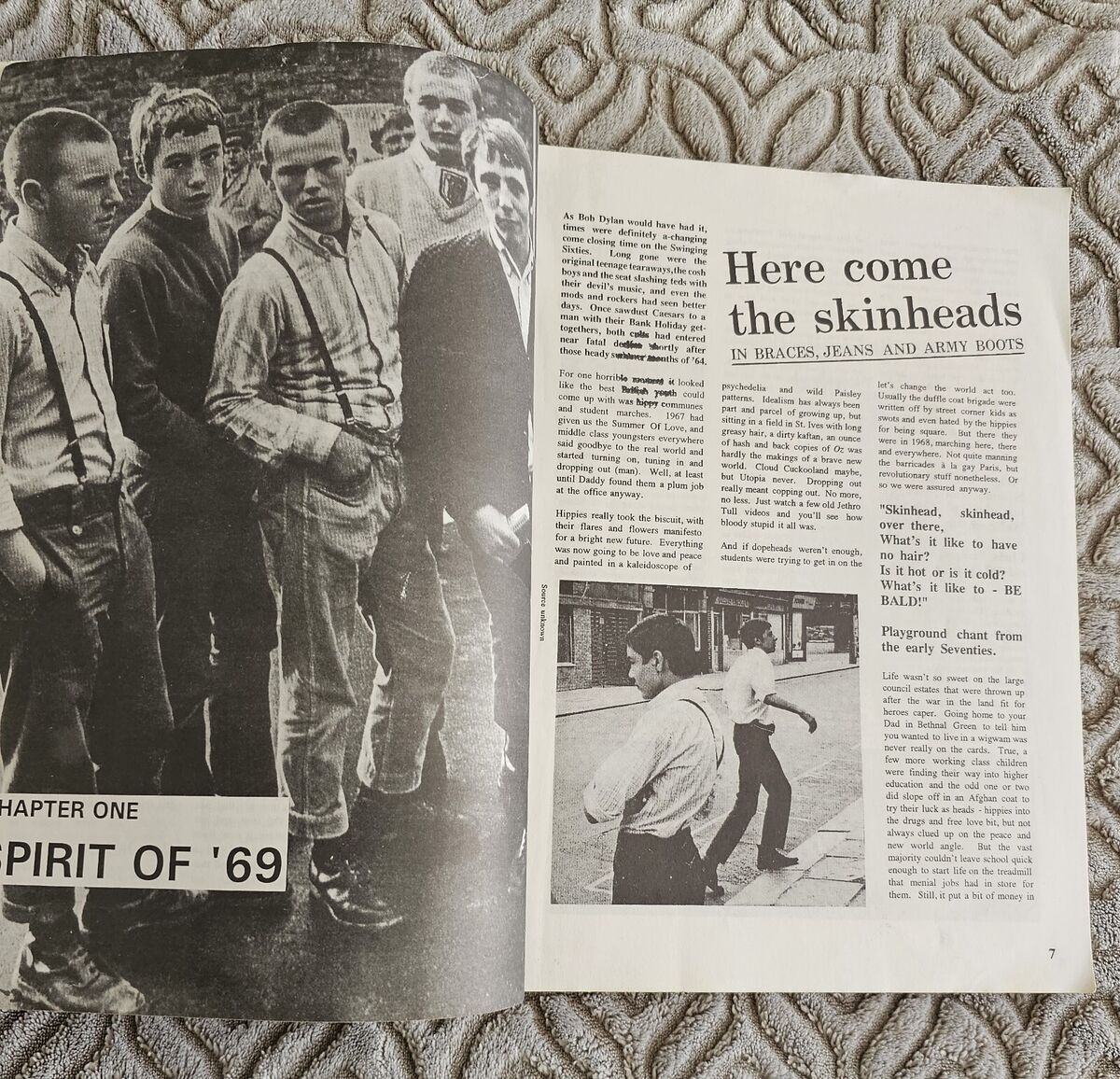 George Marshall 1st Ed Spirit of '69 A Skinhead Bible UK George Marshall 1st Ed Spirit of '69 A Skinhead Bible UK