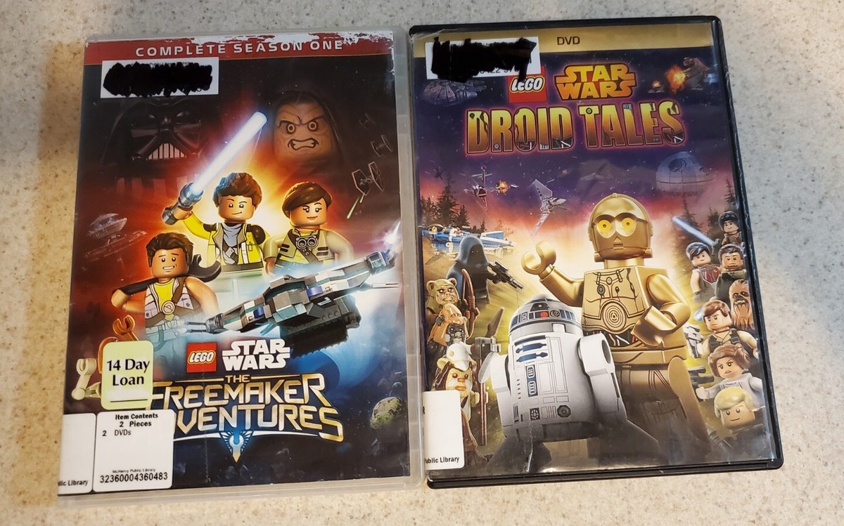 Lego STAR WARS DVD Lot COMPLETE SEASON ONE DROID TALES FREEMAKER  ADVENTURES