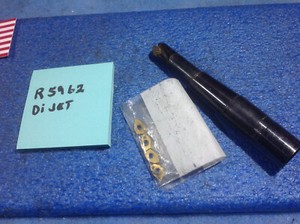 di jet indexable mill - r 5962, w/inserts