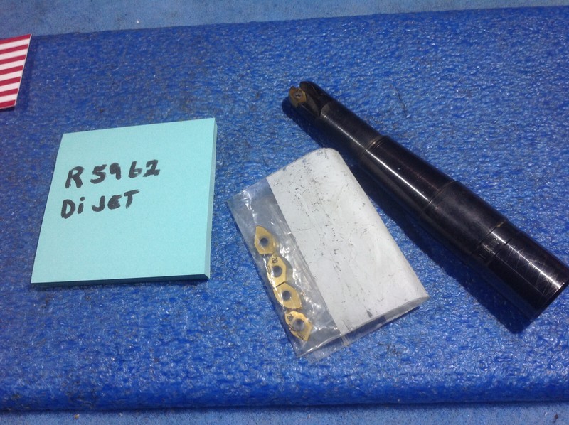 di jet indexable mill - r 5962, w/inserts
