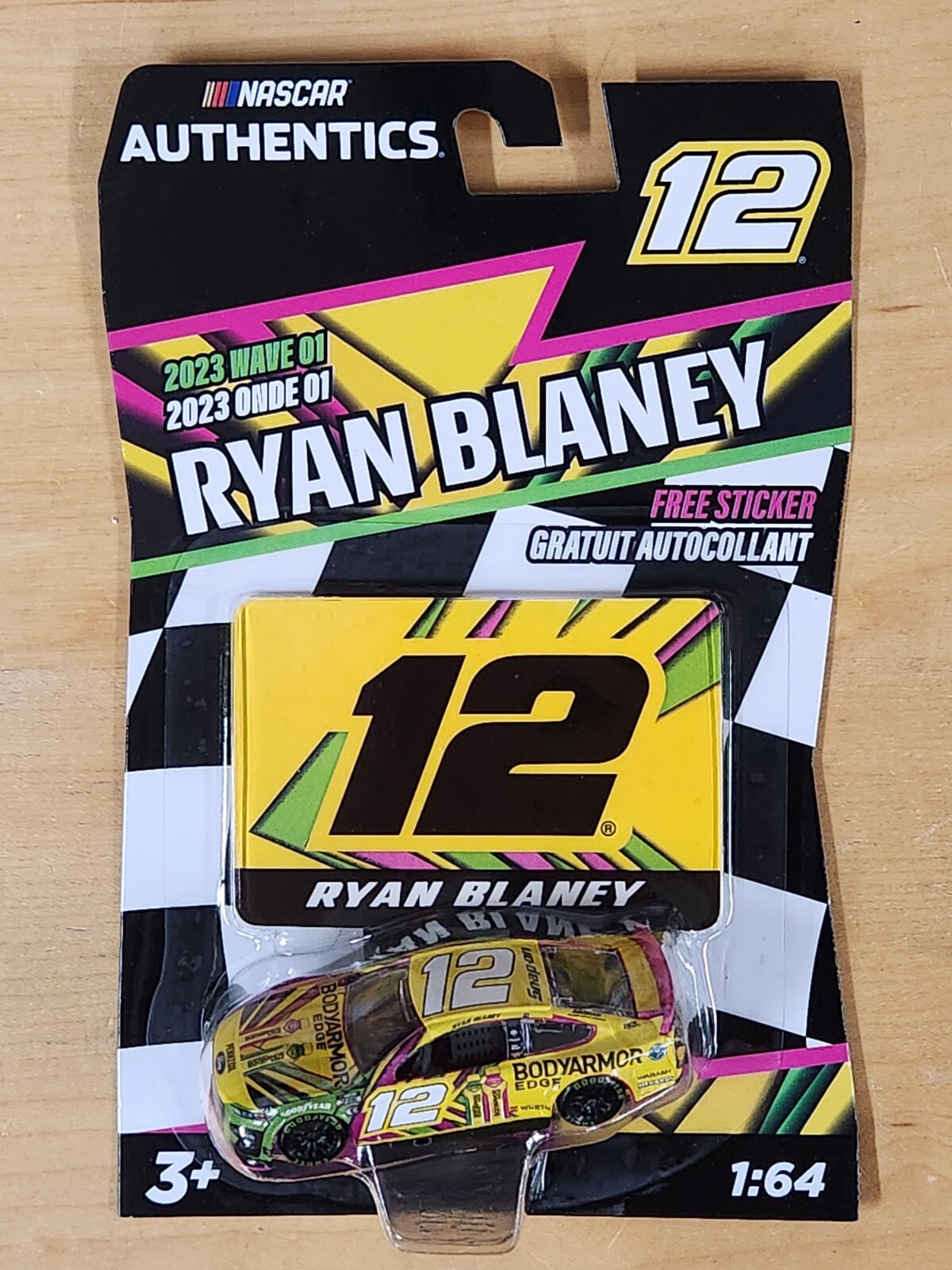2023 Wave 1 Ryan Blaney 2022 Body Armor Edge 1/64 NASCAR Authentics eBay