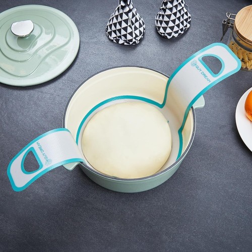 BPA-Free Silicone Baking Mats for Dutch Oven – 3-Pc Gift Set for Sourdough - Picture 6 of 8