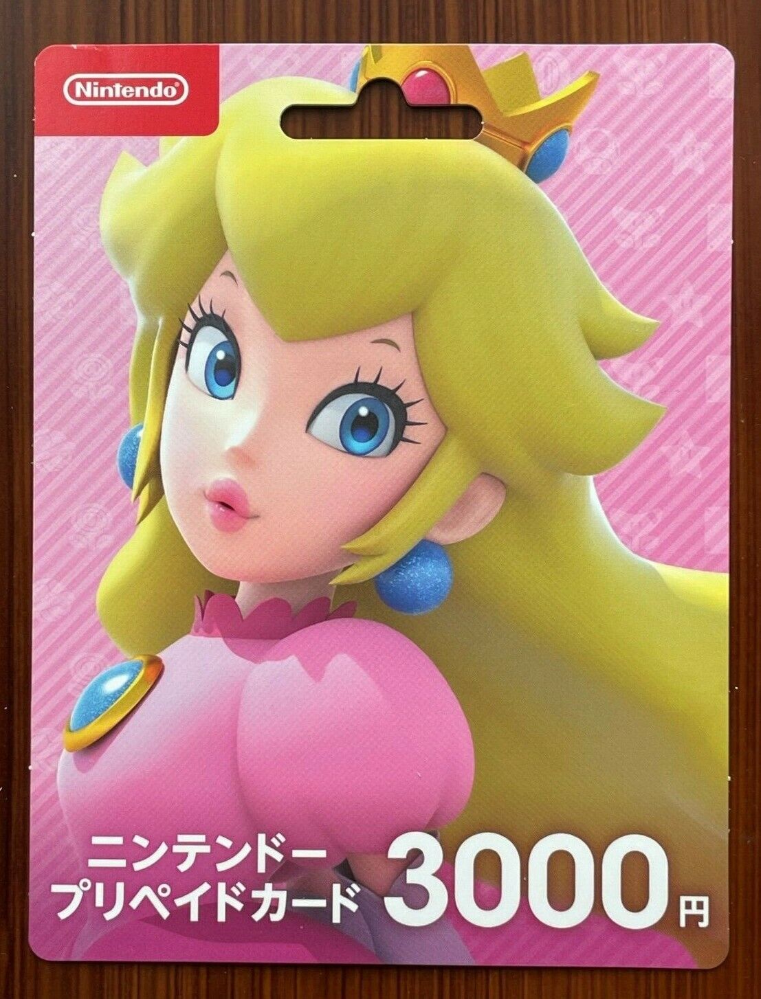 Super Mario Princess Peach Nintendo eShop Prepaid Card 3000 (Used