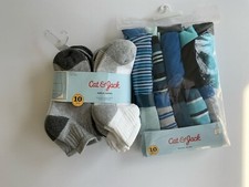 Cat  Jack Boys 10-Pack Ankle Socks  10-Pack Boxer Briefs Bundle   BX8