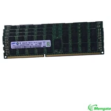 96GB (6x16GB) PC3-10600R DDR3 4Rx4 ECC Reg RDIMM Server Memory RAM for Dell R510