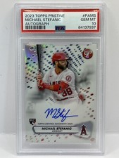 2023 Topps Pristine Michael Stefanic Pristine Auto On Card Auto RC PSA 10
