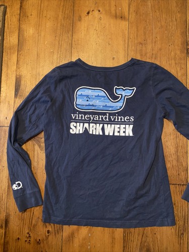 Vineyard Vines Mens Shirt M SHARK WEEK 