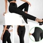 Women Full Length Yoga Pants Booty High Waist Honeycomb Sports Leggings Gym 6-22