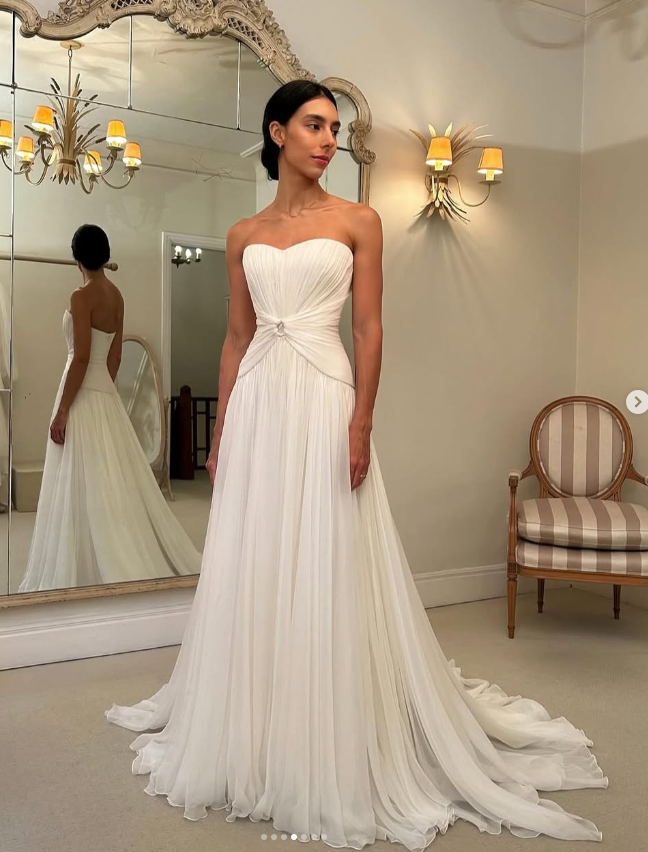 Amazon Bridal Vestidos De Fiesta Elegant Chiffon Wedding Dresses