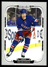 2025-26 O-Pee-Chee #408 William Borgen New York Rangers Hockey Card