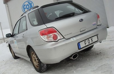 FOX Sportauspuff Subaru Impreza 2 GD/GG 2000 bis 04/2006, 140x90mm