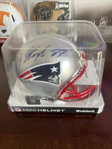 Rob Gronkowski Signed New England Patriots Mini Helmet With COA