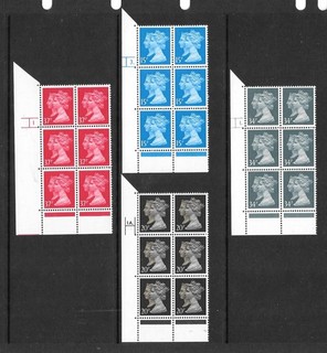 Machin "Double Heads" 4 x cylinder blocks unmounted mint