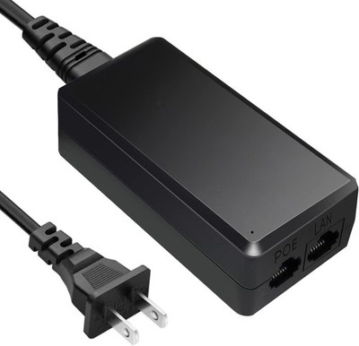 48V 24W 0.5A POE Injector Adapter Power Supply 10/100Mbps IEEE 802.3af