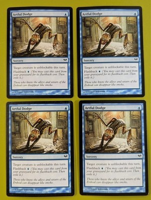 Artful Dodge x4 Dark Ascension 4x Playset Magic the Gathering MTG