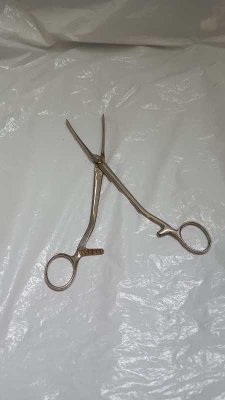 Antique Medical Surgical Instrument  with Ratchet Handle