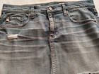 AG ADRIANO GOLDSCHMIED Med-Light Wash DISTRESSED Denim JEAN MINI Skirt Sz 31 — photo 2
