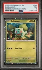 2023 Pokemon Black Star Promo #046 Bulbasaur 151 Poster Collection PSA 7