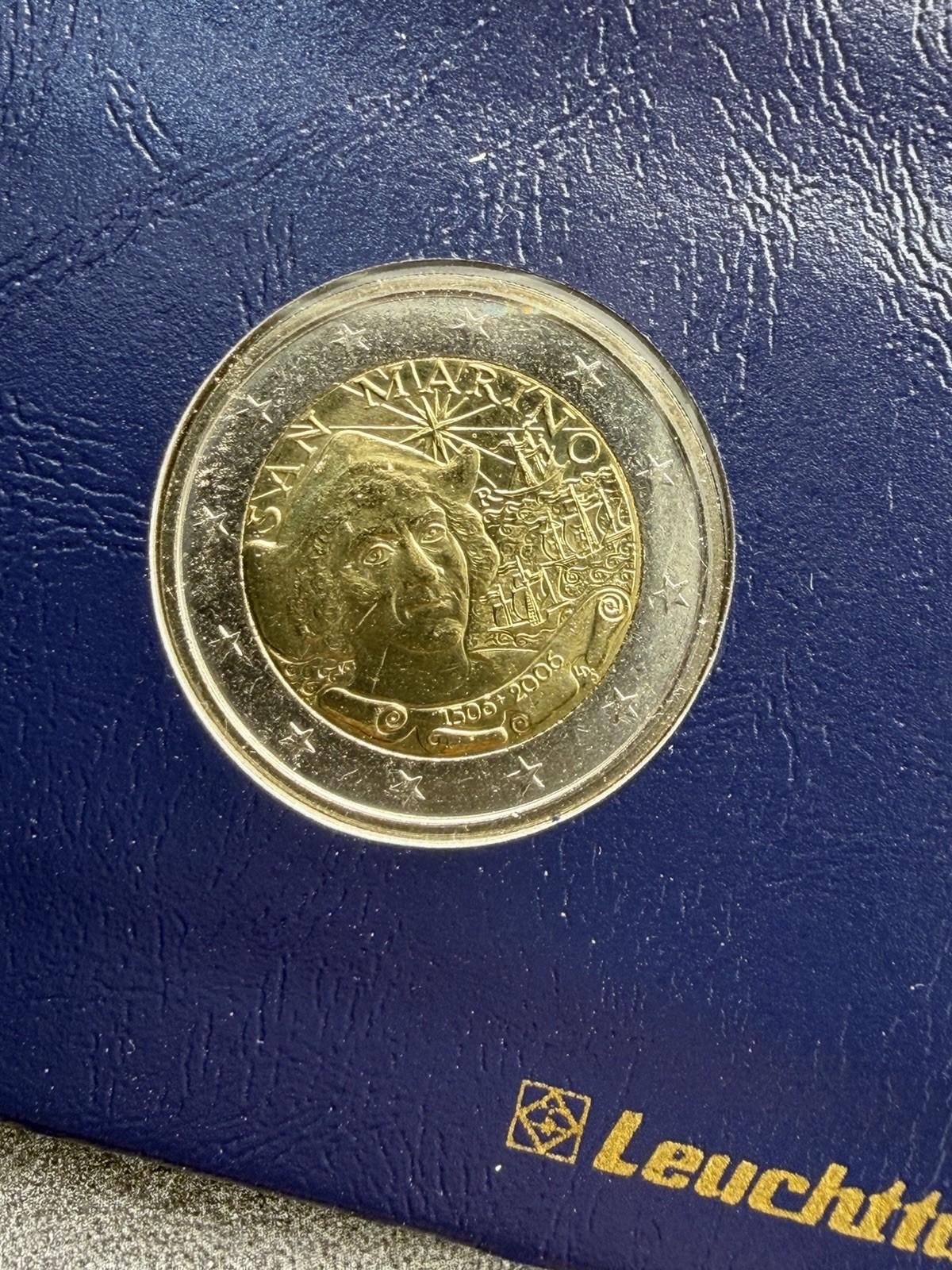 SAN MARINO - 2 EURO - SAINT-MARIN - 500 ANS MORT DE CHRISTOPHE COLOMB - BU 2006